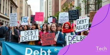 Protest campaigns for student debt relief: take action now