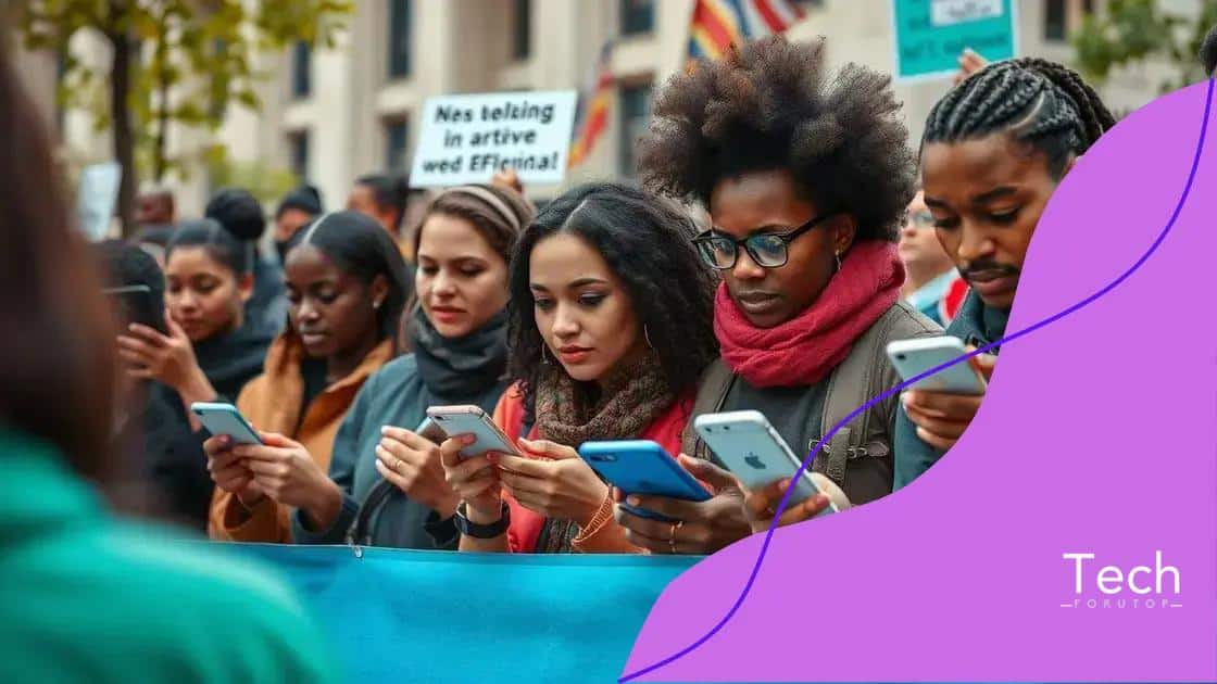The role of social media in activism