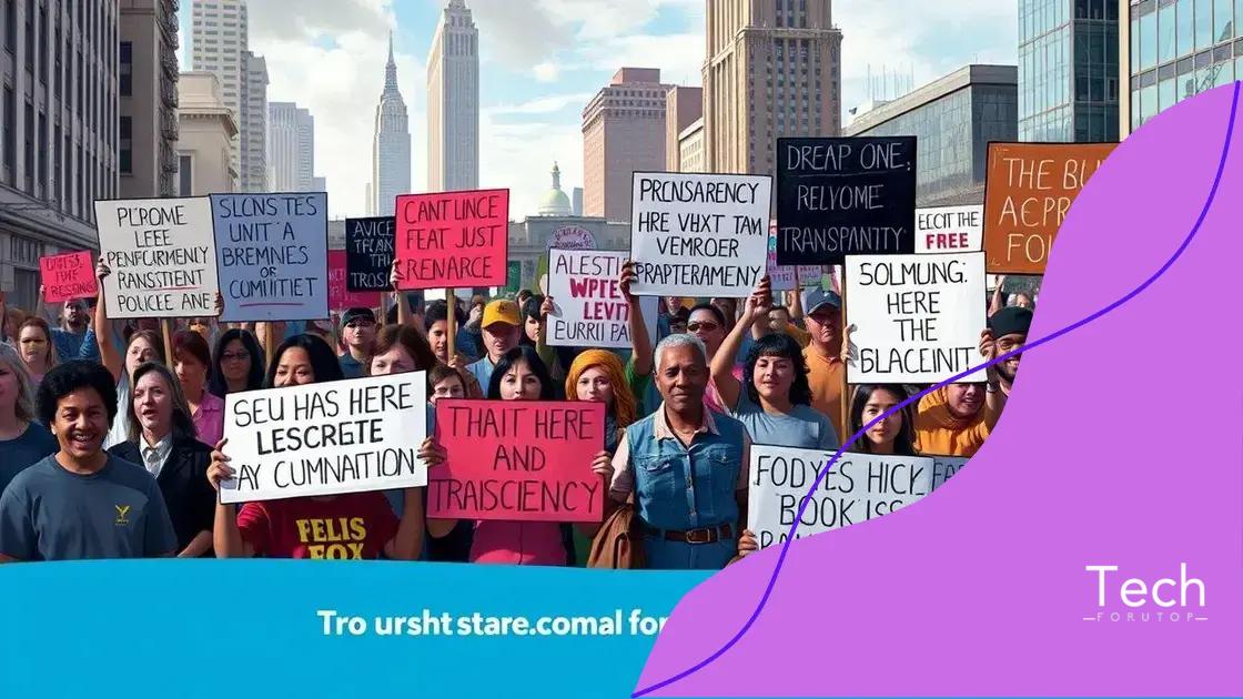 Demands from protesters and their significance