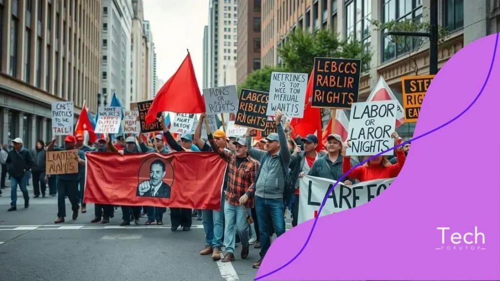 Public labor rights protests: a growing movement
