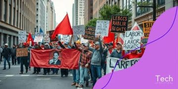 Public labor rights protests: a growing movement