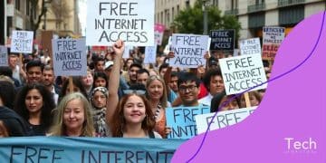 Free internet access advocacy protests are shaking streets