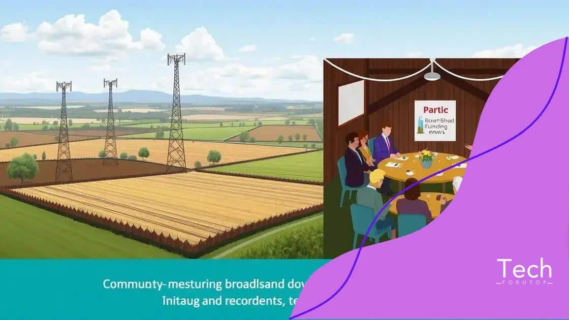 Funding sources for rural broadband initiatives