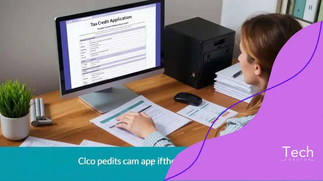 How to apply for extended tax credits