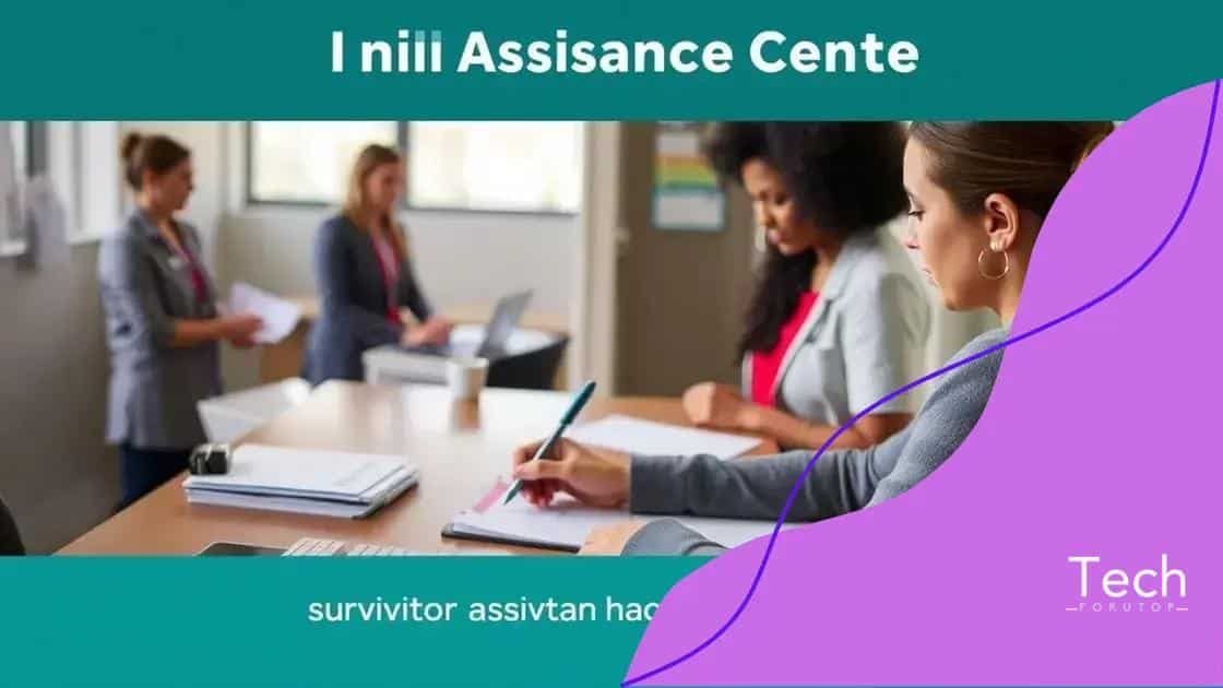 How to access survivor assistance programs