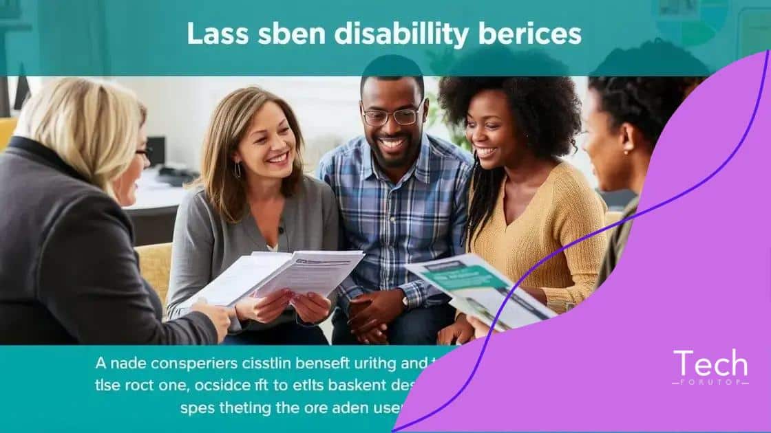Types of disability benefits available