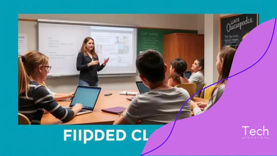 How to implement flipped classrooms