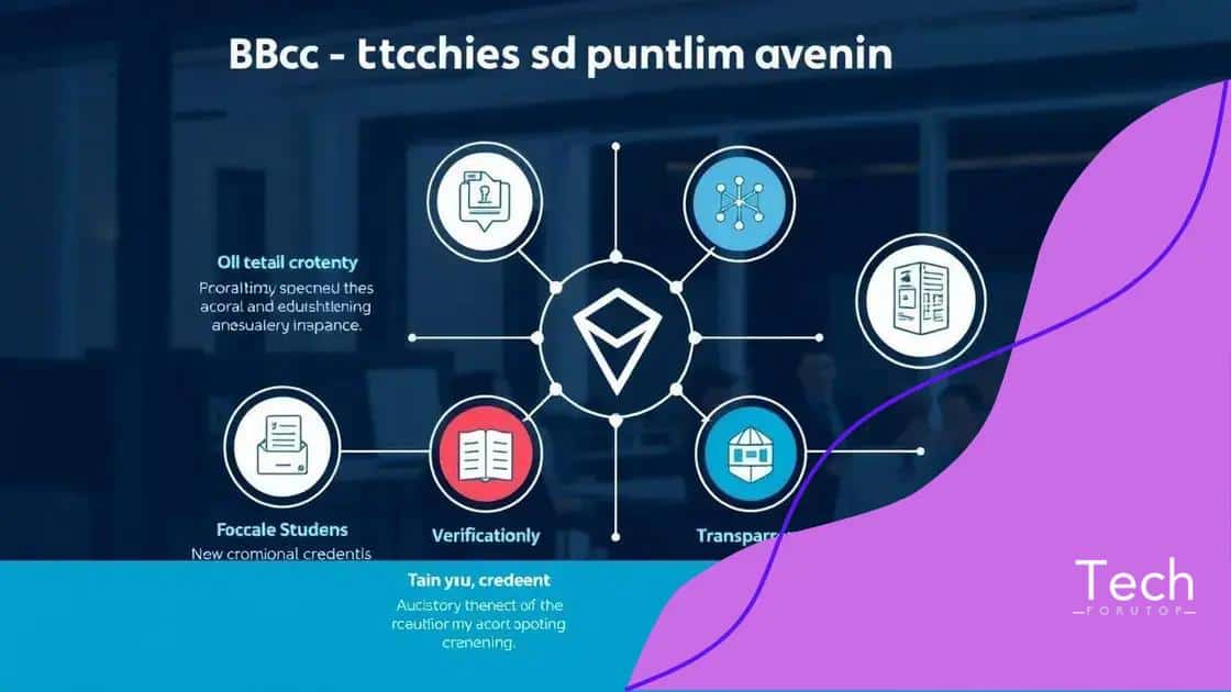 The benefits of using blockchain for credentials