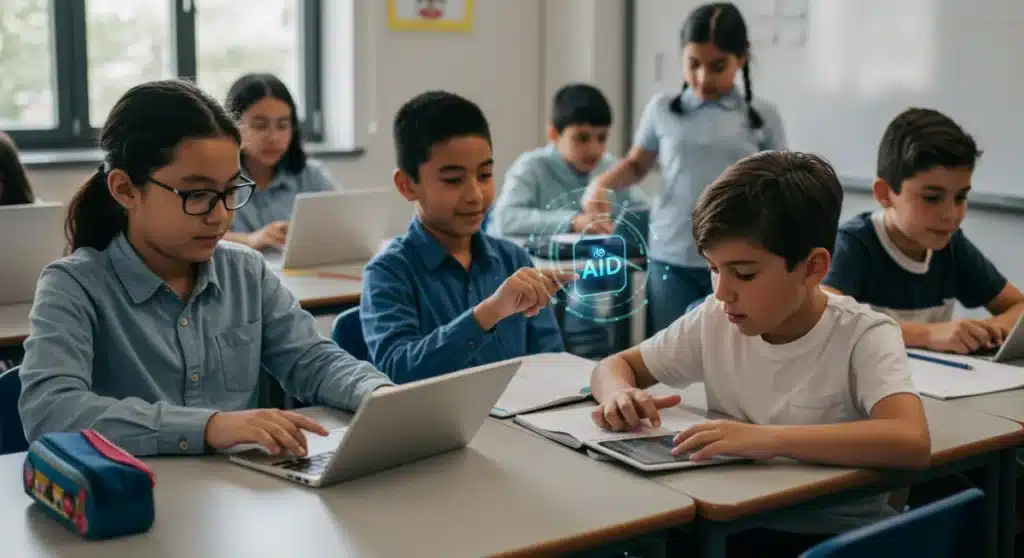 AI’s Impact on K-12 Curriculum: 3 Essential Shifts for US Schools by 2025