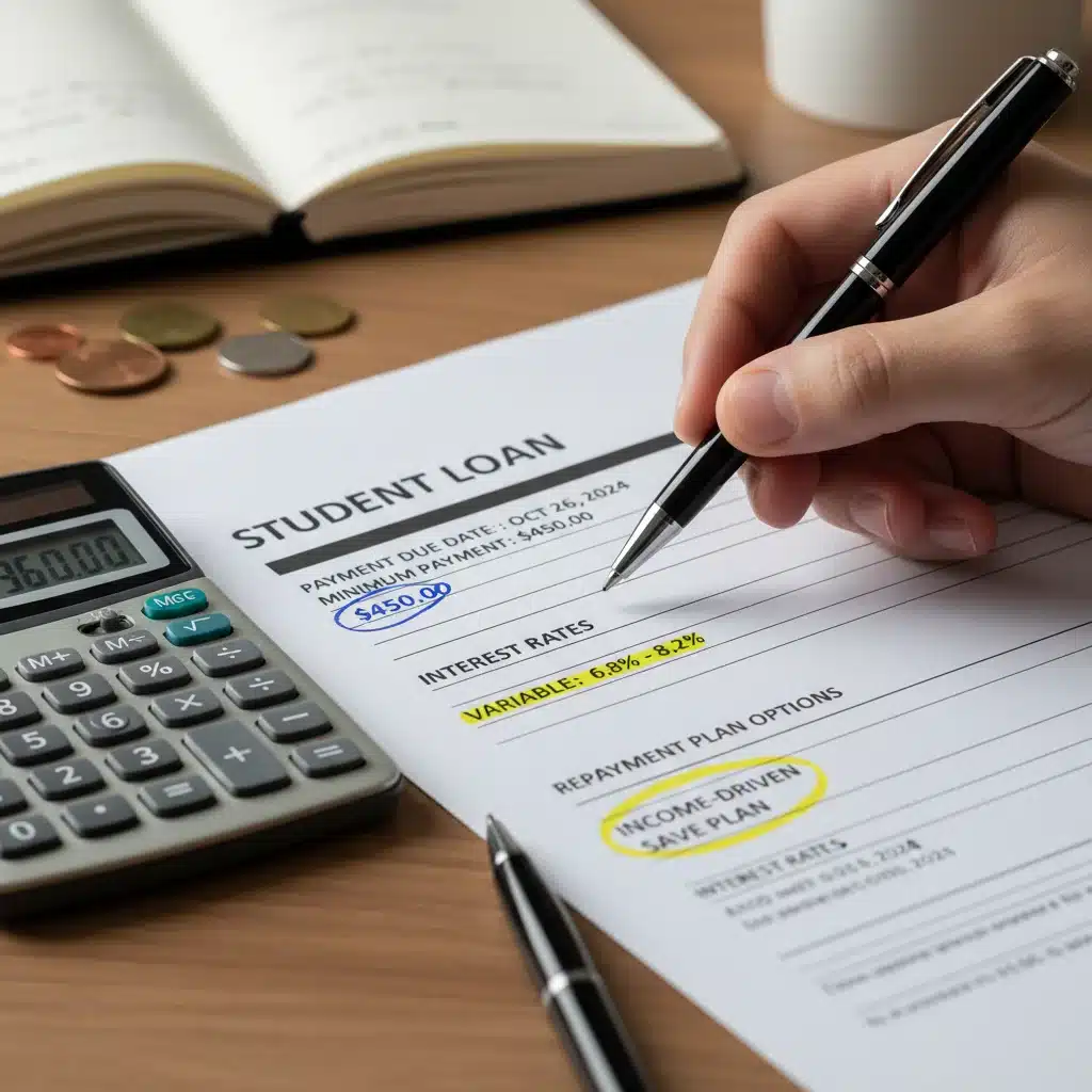 Analyzing student loan statement for 2025 benefit changes