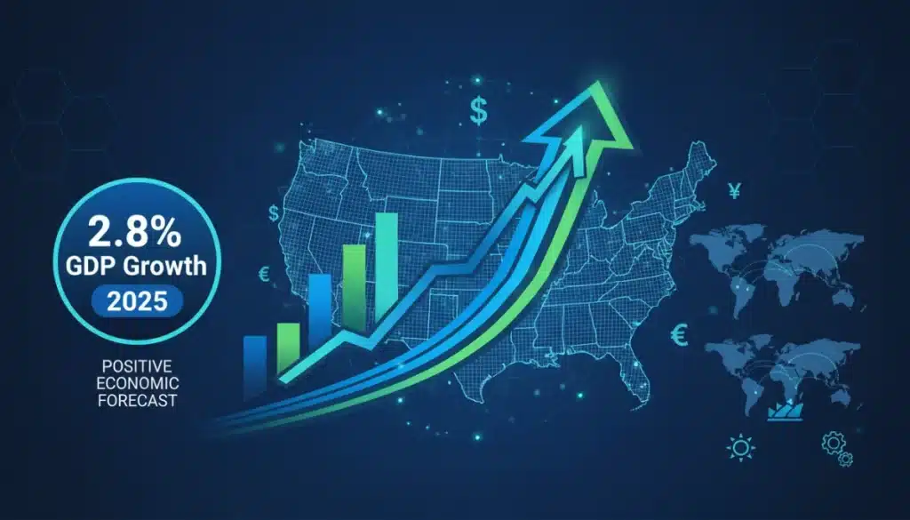US GDP Growth: 2.8% Projected for 2025 Amidst Global Shifts