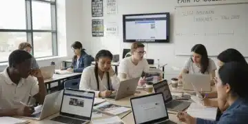 US high school seniors preparing college applications for 2025 cycle